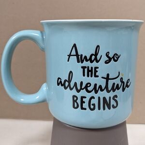 Eccolo World Traveler Oversized Turquoise Adventure Mug 18 oz